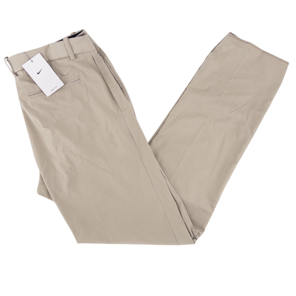 NWT Nike Mens Size 37 Flex Training Pants CU9429-221 Dri-Fit Unhemmed Custom Fit